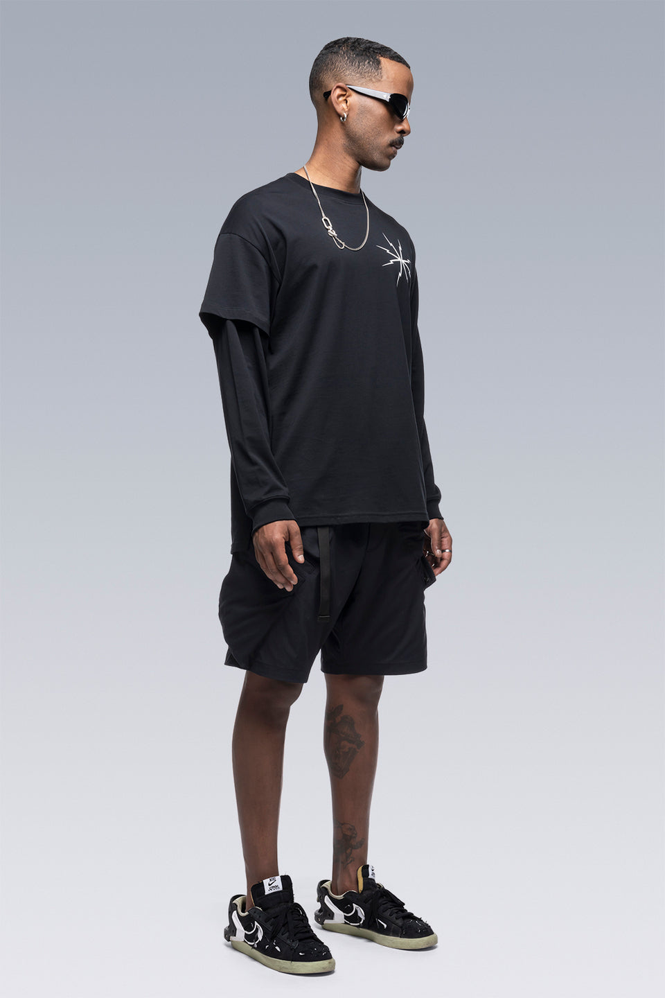 ACRONYM "SP29-M / NYLON STRETCH BDU SHORT PANT"(BLACK)