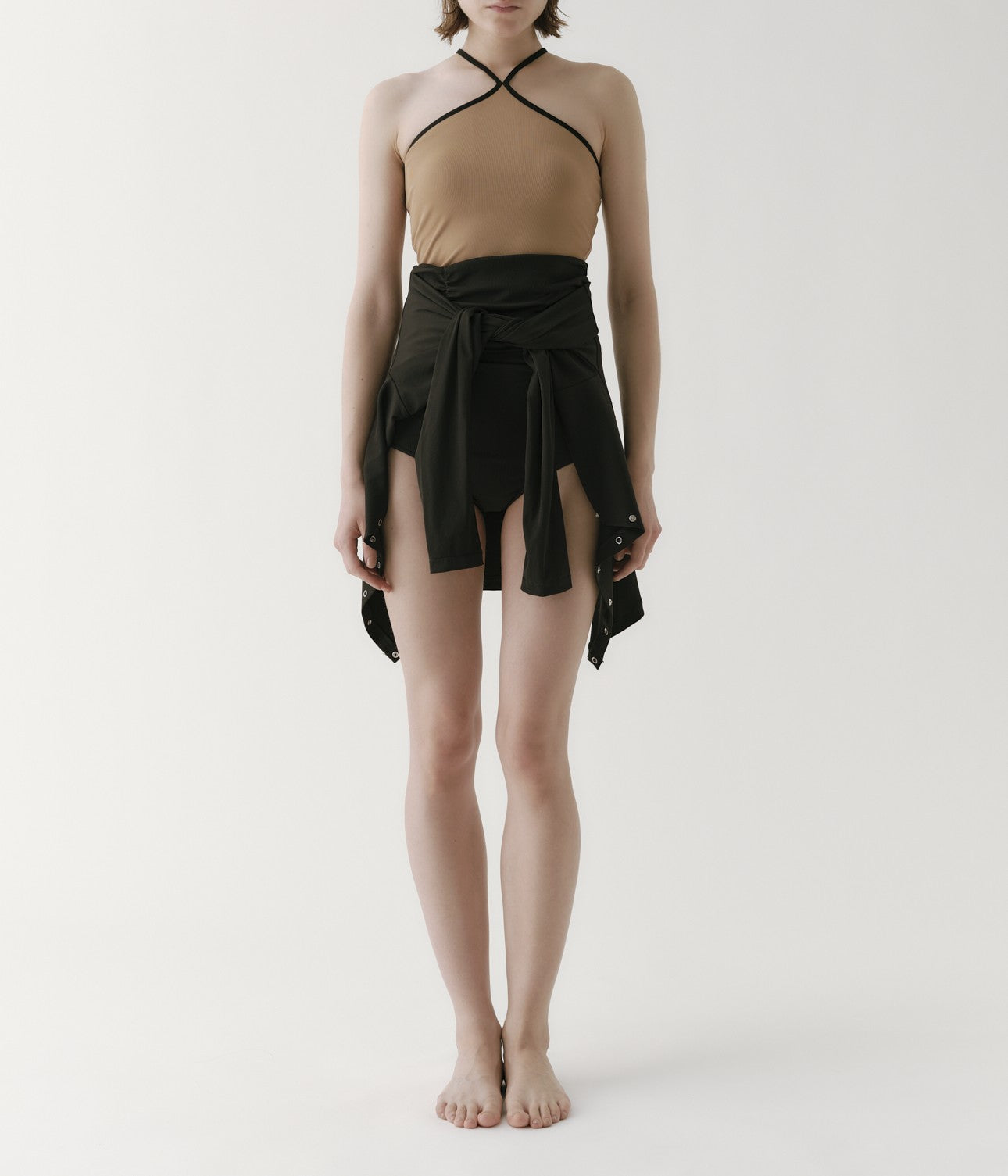 【予約販売】DAWN ''No.11 CUP IN LANG TOPS'' (WHITE×BLACK)