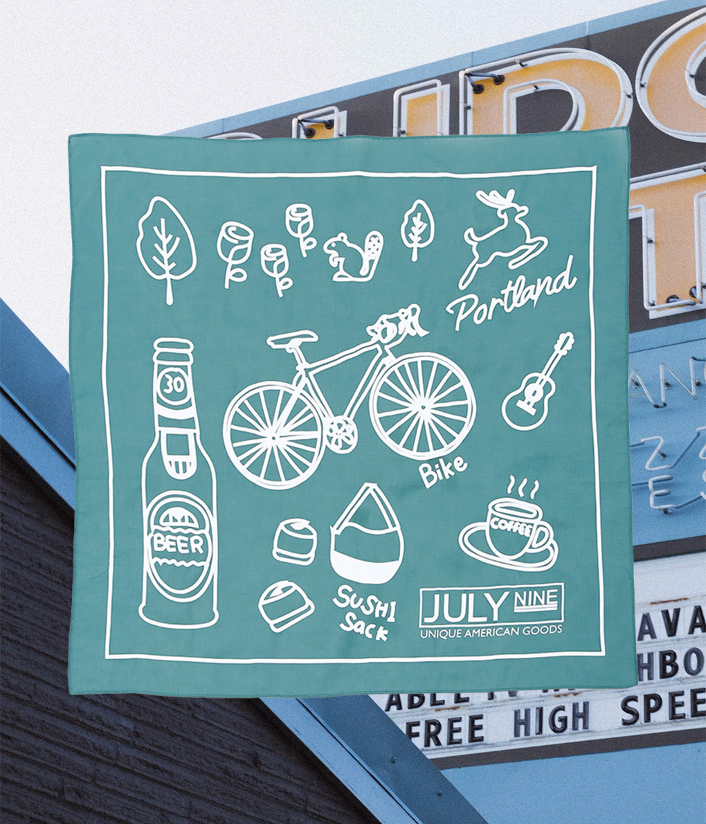 JULY NINE ''LETTERD SWEAT / PORTLAND'' (ORANGE)