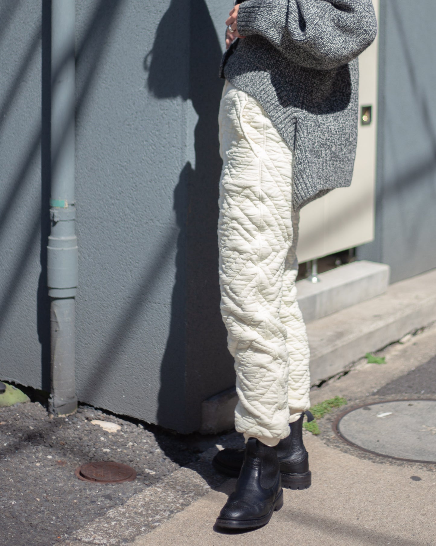 JONNLYNX "BRITISH YARN W FRONT CARDIGAN"(MONOTONE MIX)