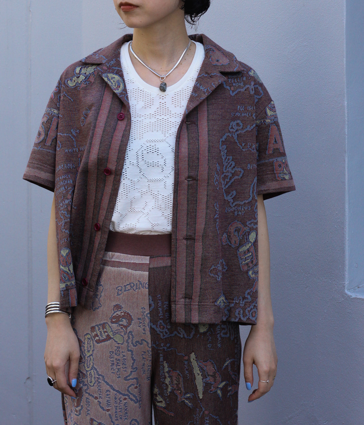 JONNLYNX ''MESH FLOWER TANK'' (WHITE)