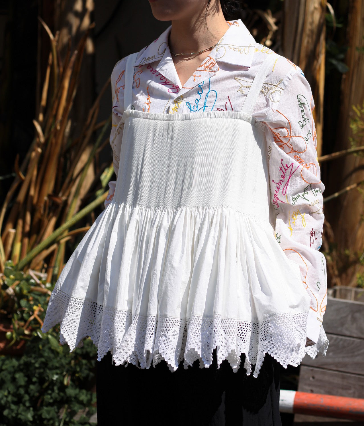 RENATA BRENHA ``GAL TOP'' (VINTAGE LACE WHITE)