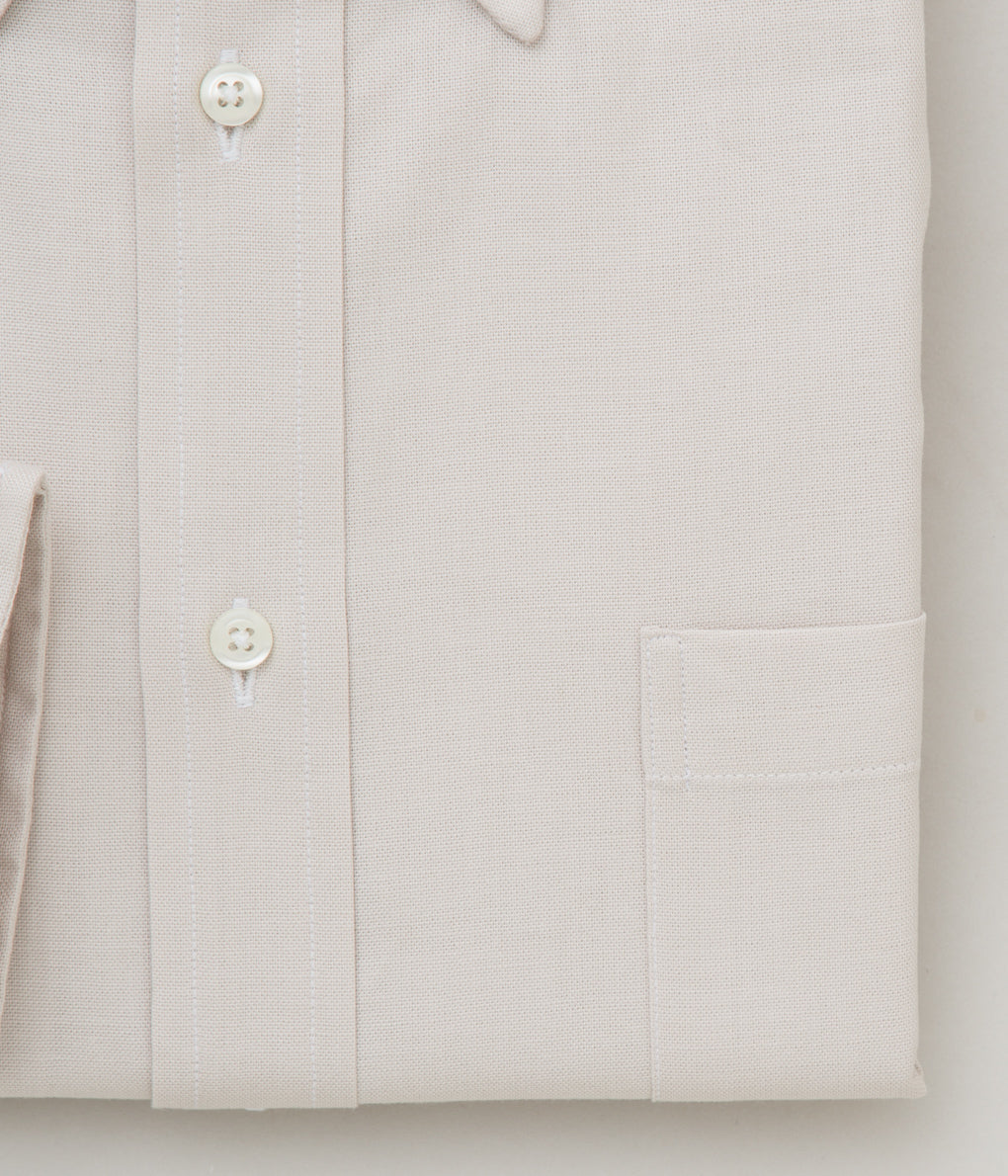 INDIVIDUALIZED SHIRTS ''HERITAGE CHAMBRAY (CLASSIC FIT BUTTON DOWN SHIRT)'' (BEIGE)
