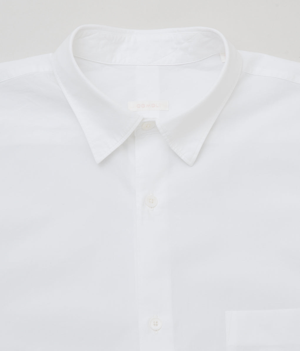 COMOLI "コモリシャツ"(WHITE)
