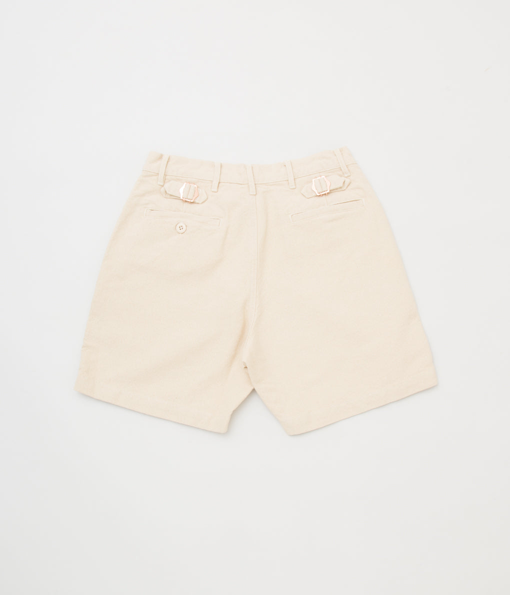 WYTHE "RUSTIC PLAINWEAVE CHINO SHORT"(NATURAL)