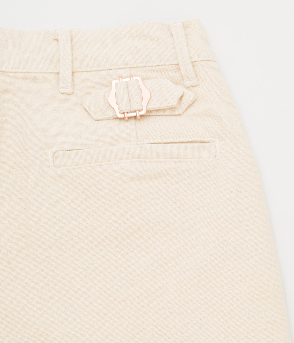 WYTHE "RUSTIC PLAINWEAVE CHINO SHORT"(NATURAL)