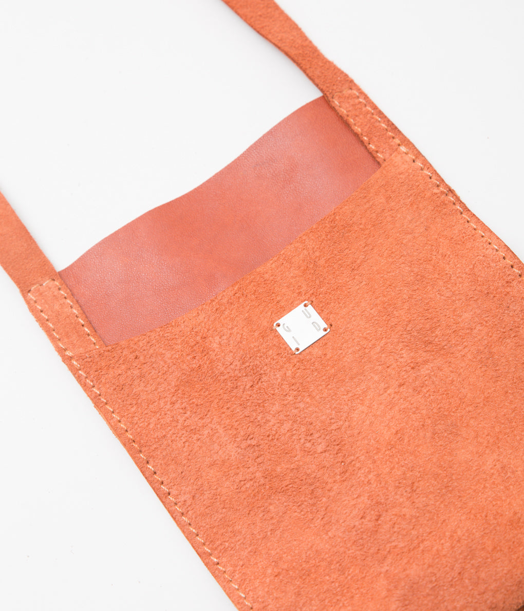 GUIDI"【PKT01】PASSPORT BAG SOFT HORSE "(ORANGE)