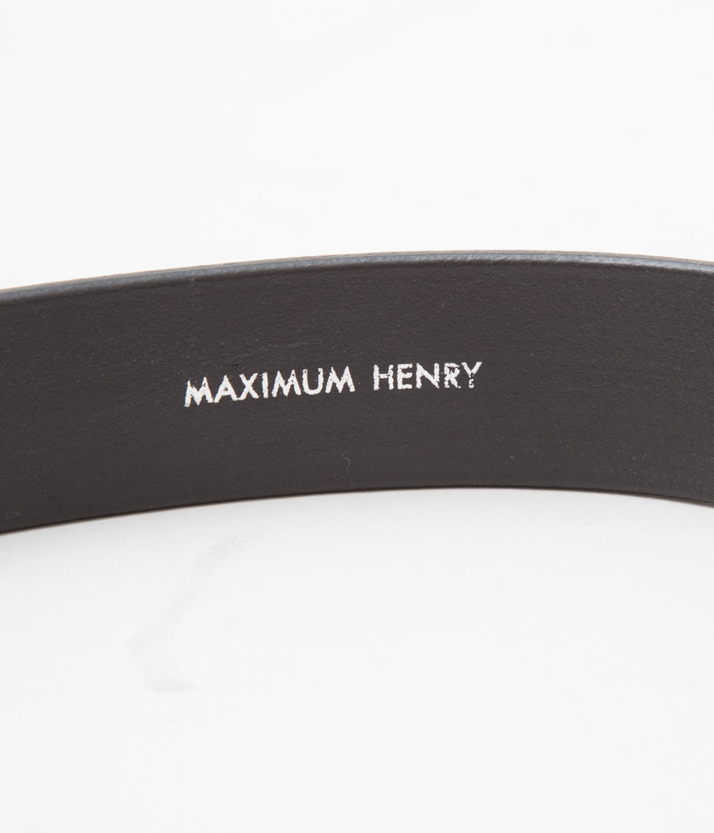 MAXIMUM HENRY "STANDARD BELT" (BLACK)