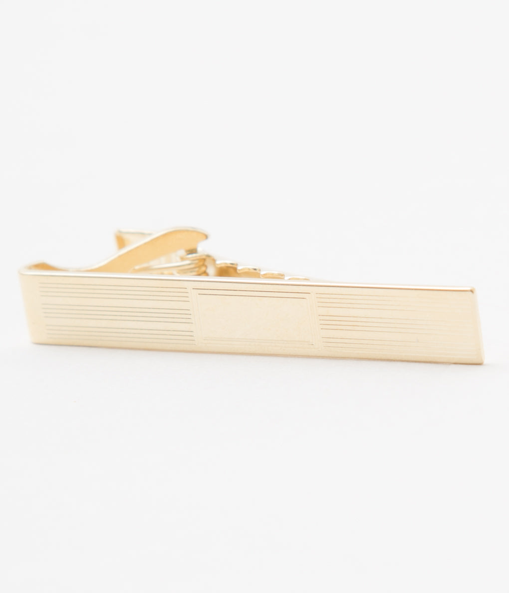 FINE AND DANDY "TIE BARS ENGINE TURNED" (GOLD)