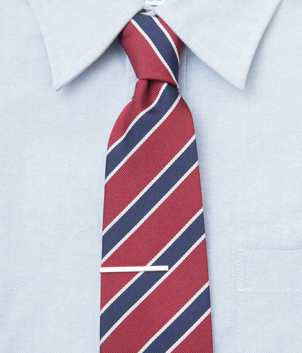 FINE AND DANDY "TIE BARS SKINNY" (SILVER)