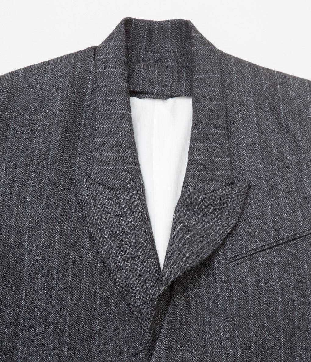 K`ANG "UNISEX OVERSIZE DETACHEBLE REVERS JACKET"(D.GREY)