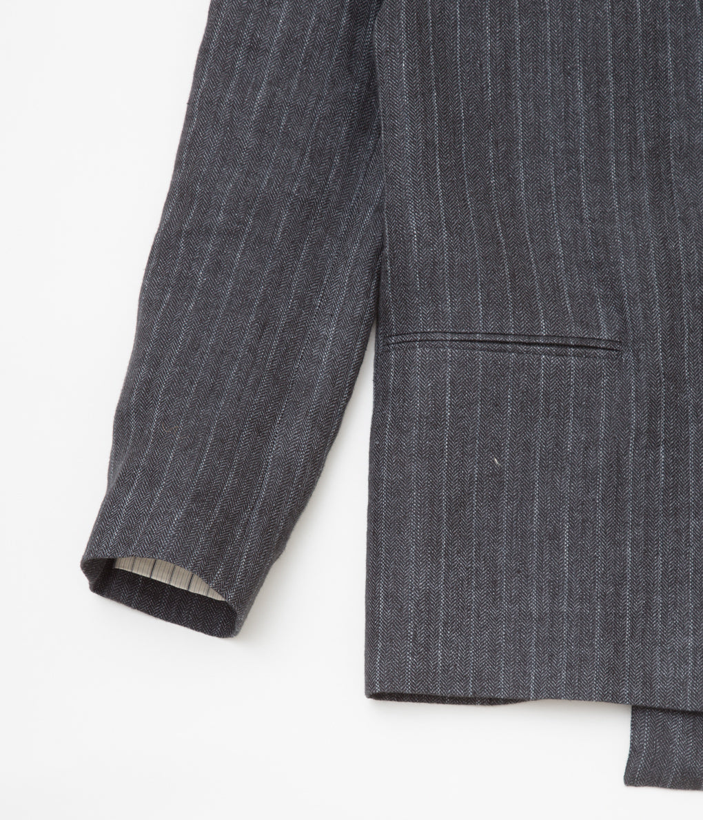 K`ANG "UNISEX OVERSIZE DETACHEBLE REVERS JACKET"(D.GREY)