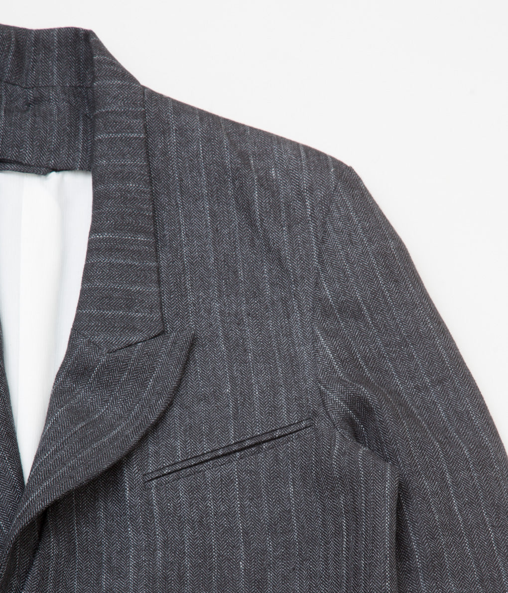 K`ANG "UNISEX OVERSIZE DETACHEBLE REVERS JACKET"(D.GREY)