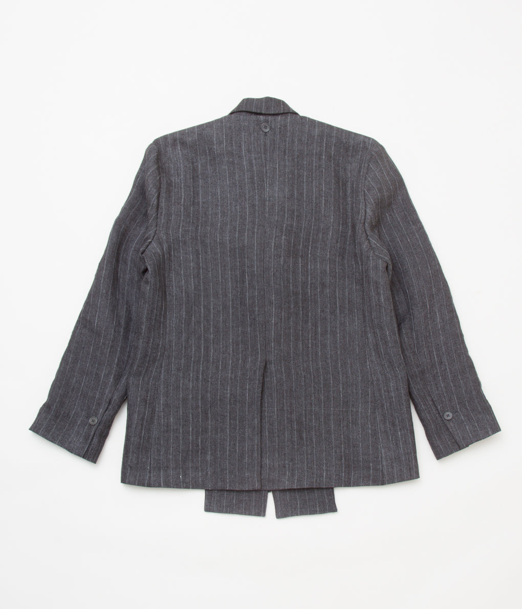 K`ANG "UNISEX OVERSIZE DETACHEBLE REVERS JACKET"(D.GREY)