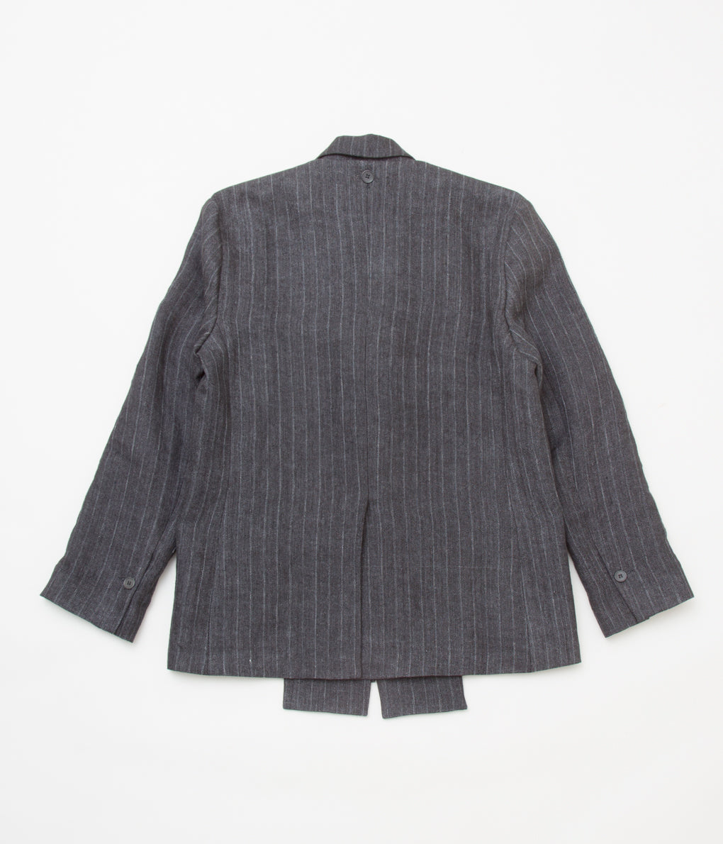 K`ANG "UNISEX OVERSIZE DETACHEBLE REVERS  JACKET"(D.GREY)