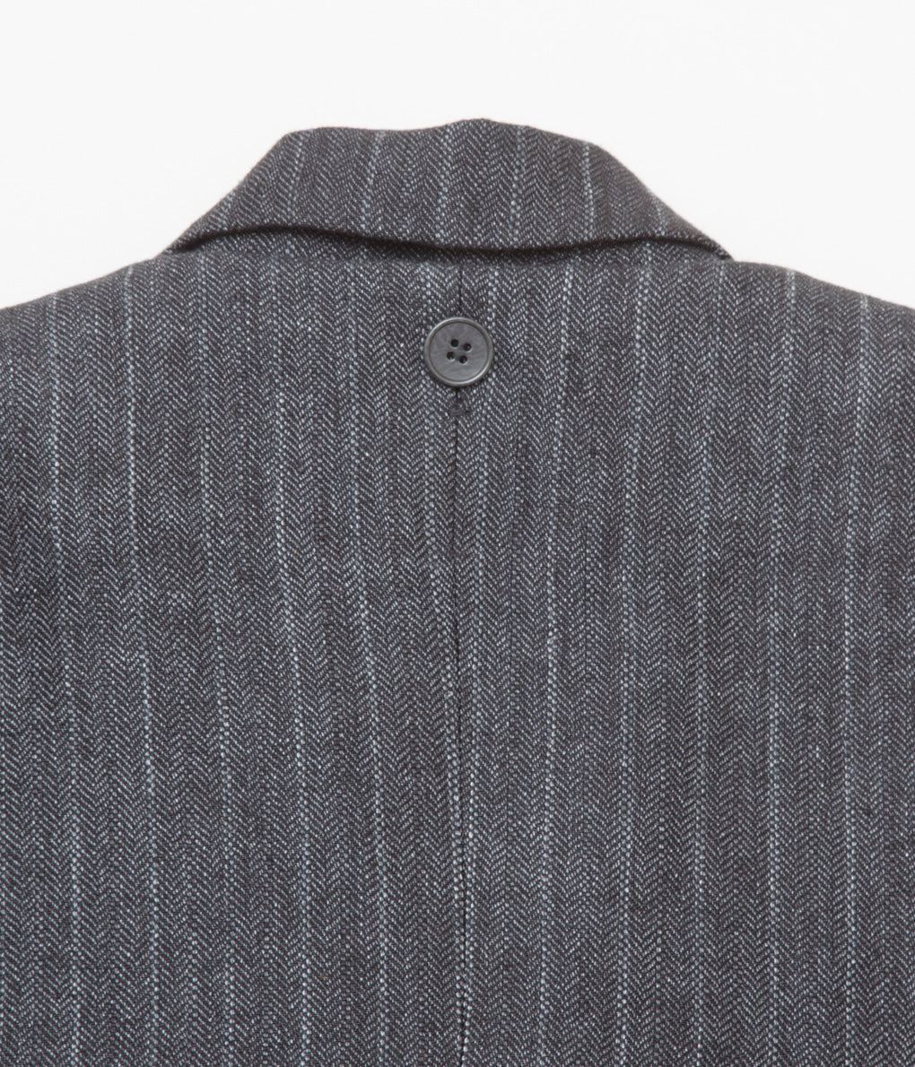 K`ANG "UNISEX OVERSIZE DETACHEBLE REVERS JACKET"(D.GREY)