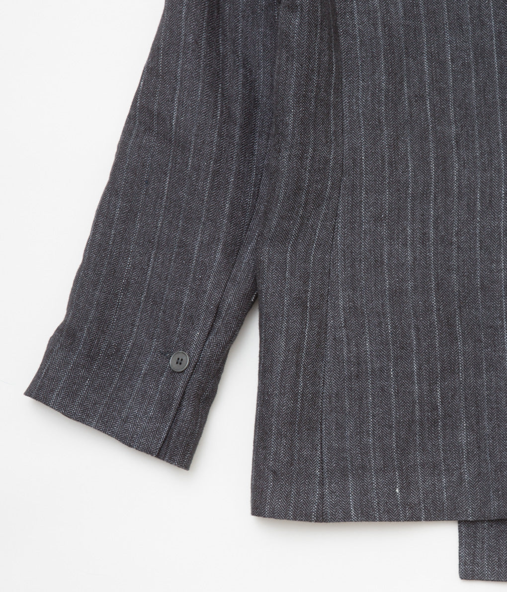 K`ANG "UNISEX OVERSIZE DETACHEBLE REVERS JACKET"(D.GREY)