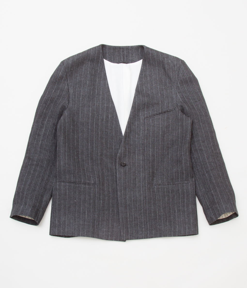K`ANG "UNISEX OVERSIZE DETACHEBLE REVERS JACKET"(D.GREY)