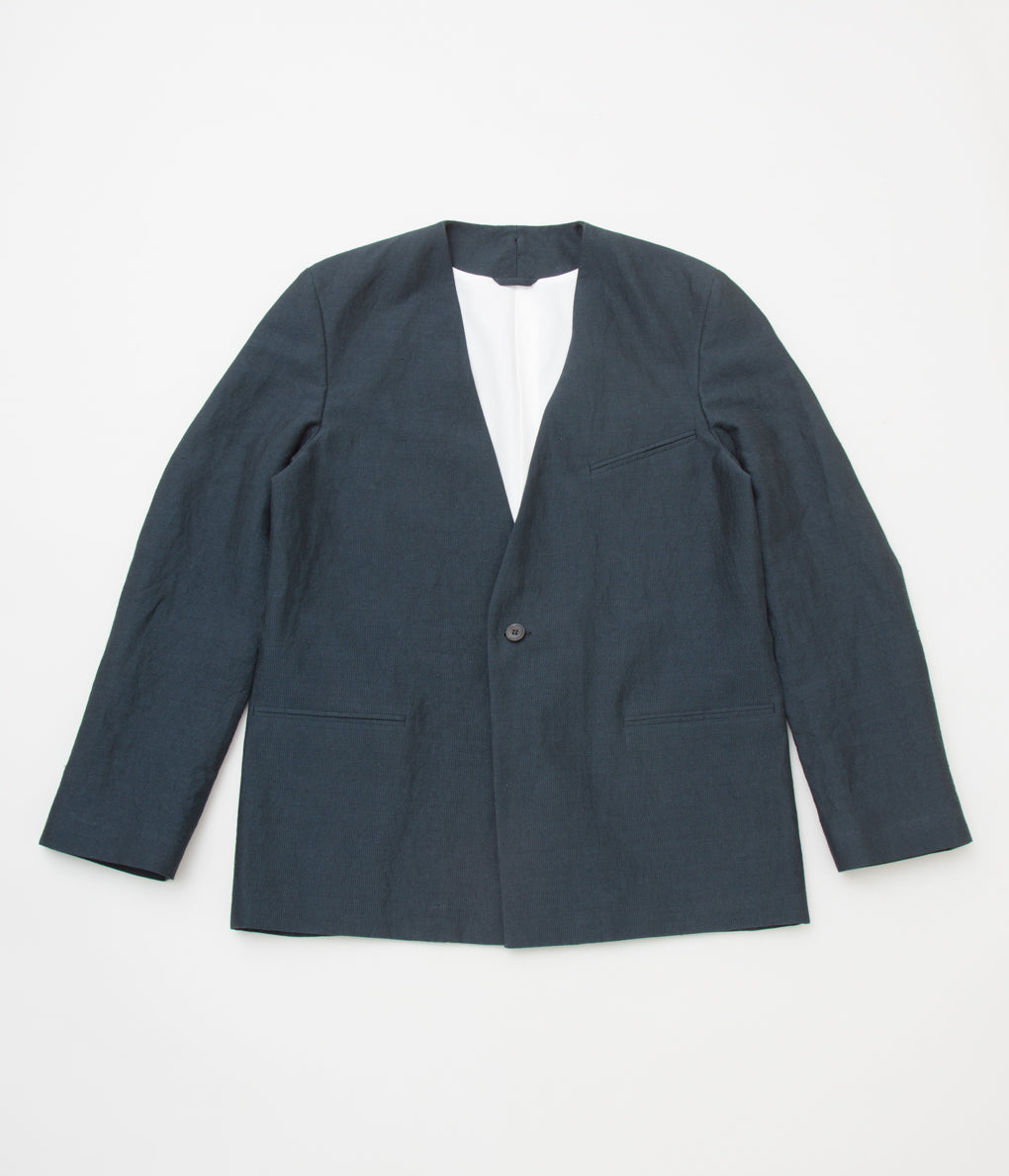 K`ANG "UNISEX OVERSIZE DETACHABLE REVERS JACKET"(D.GREEN)