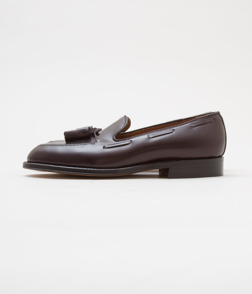 ALDEN ''TASSEL MOCCASIN(663)'' (BURGUNDY)