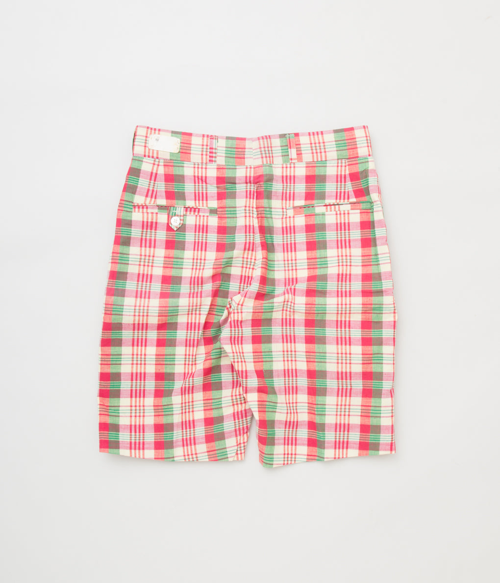 VINTAGE CLOTHING "O'CONELL LUCAS-SHELF MADRAS SHORTS"(RED CHECK)