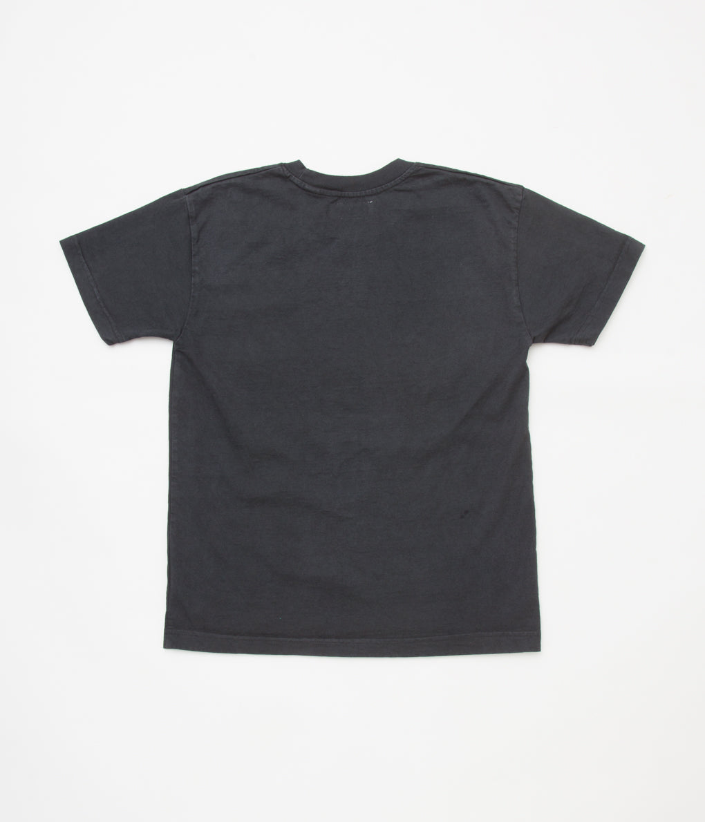SOFT GOODS ''HEAVY WEIGHT CREW NECK TEE LONG TAIL'' (VINTAGE BLACK)