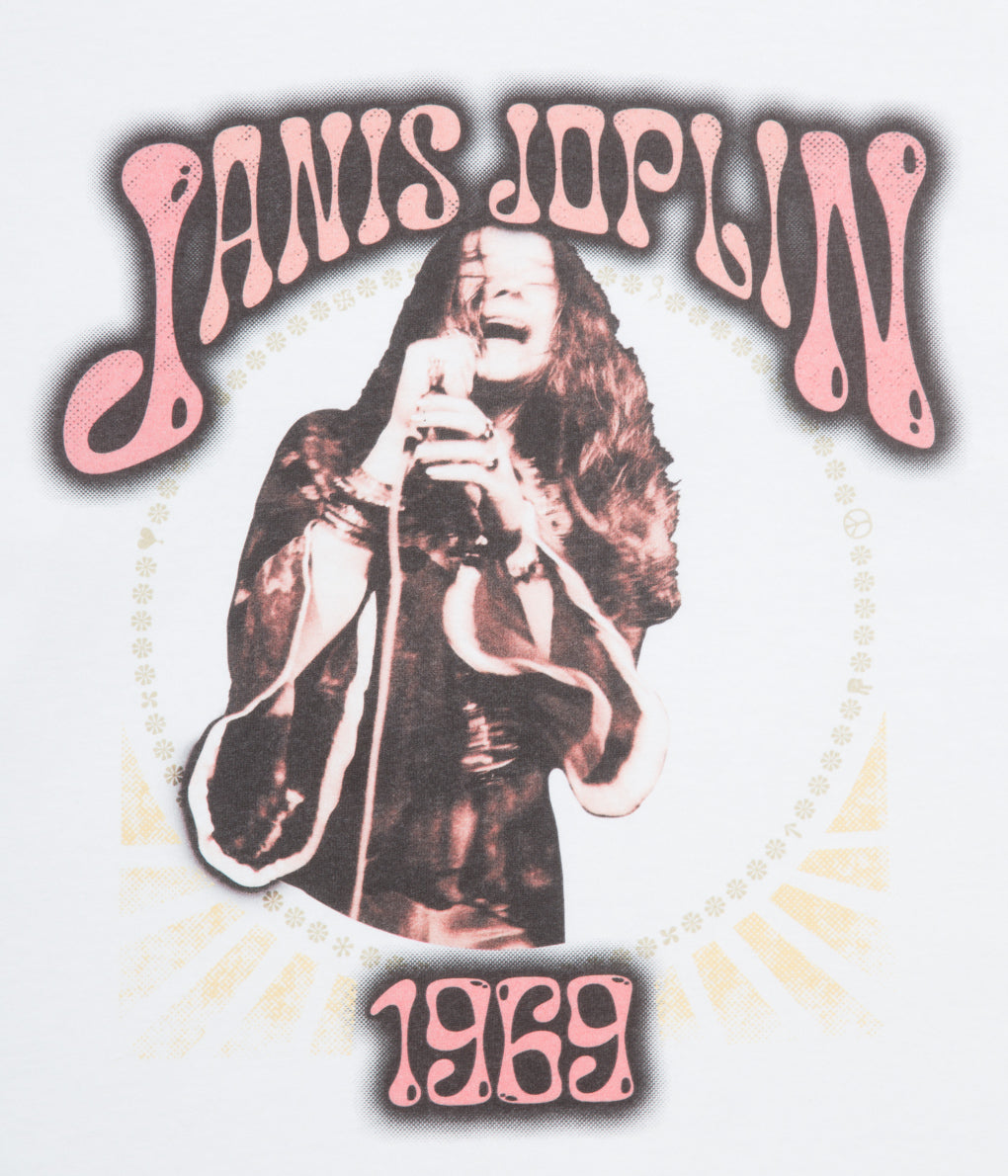 BLUESCENTRIC "JANIS JOPLIN 1969 L/S"(WHITE)