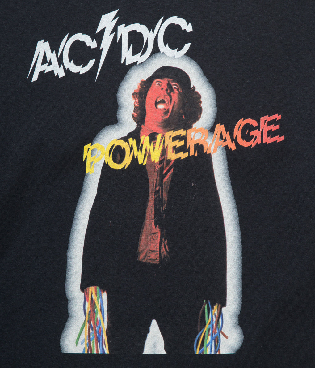 BLUESCENTRIC "AC/DC POWERAGE L/S"(BLACK)