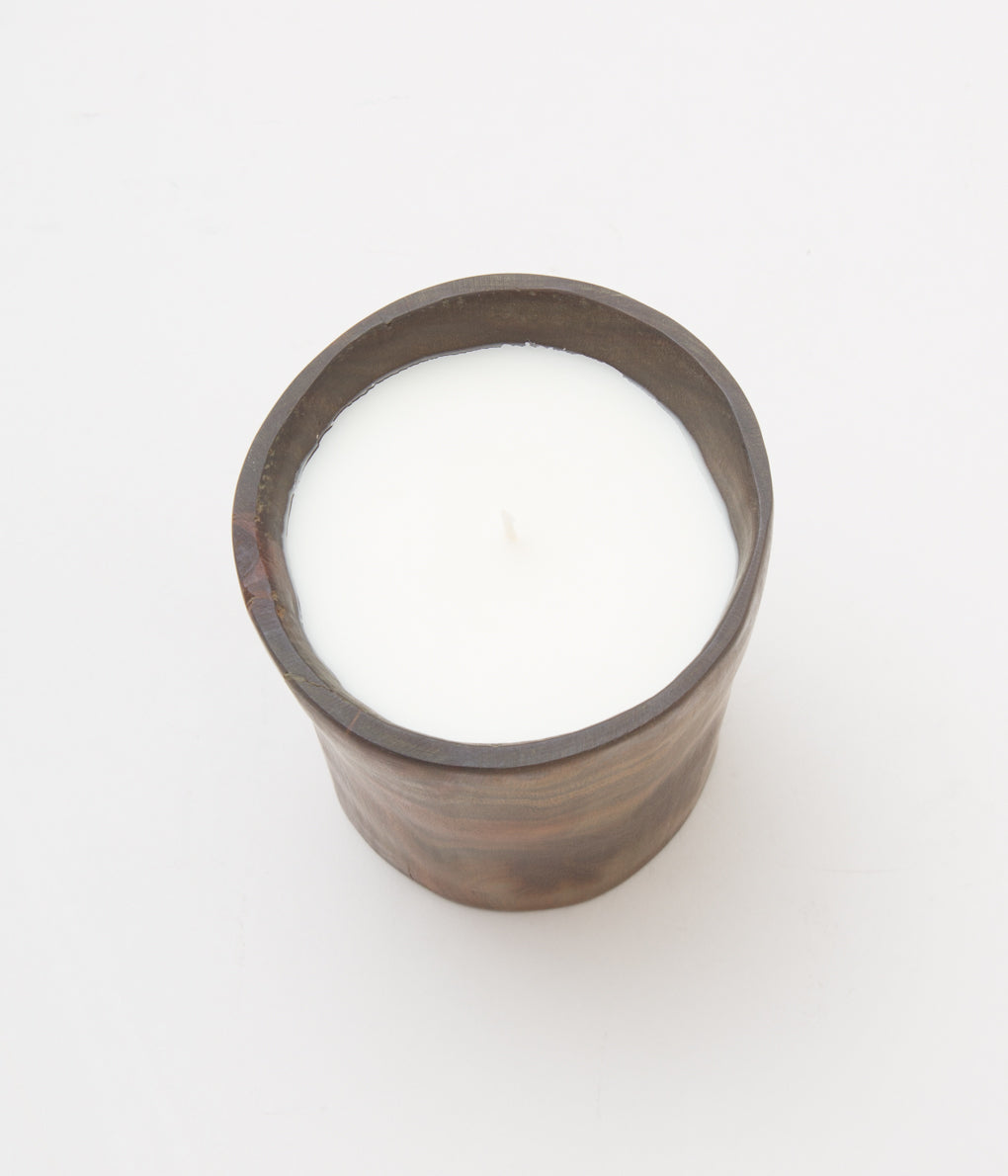 SEYA. "PALO SANTO HAND MADE CANDLE" (OFF WHITE×BROWN)