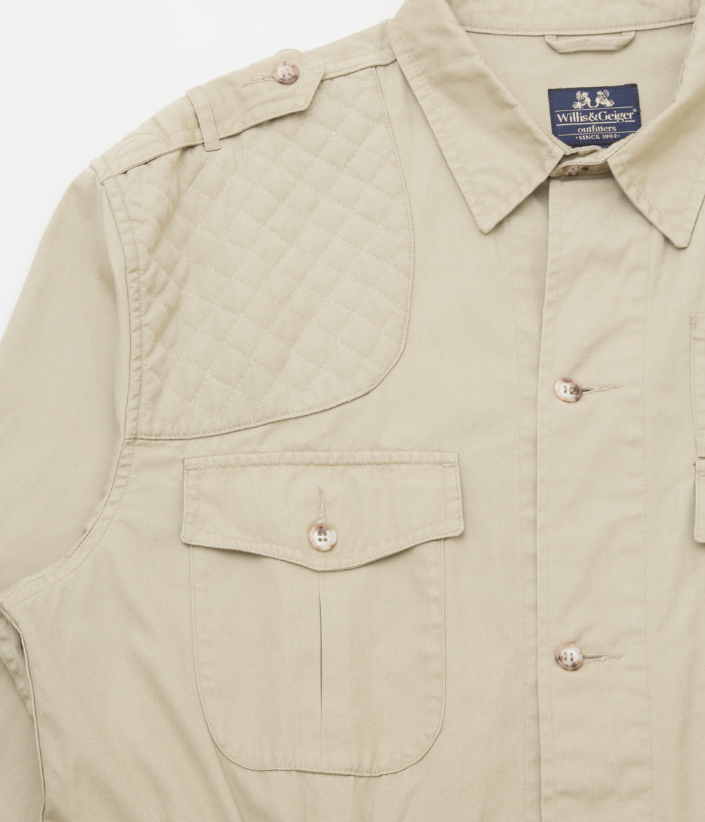 VINTAGE "90'S WILLIS&GEIGER HEMINGWAY BUSH JACKET"(KHAKI)