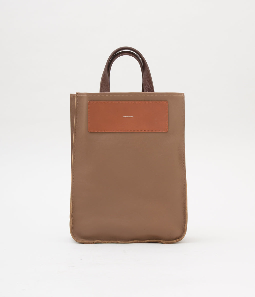 HENDER SCHEME "REVERSIBLE BAG LARGE"(CAMEL/DARK BROWN)