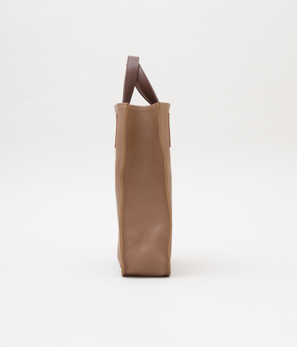 HENDER SCHEME "REVERSIBLE BAG LARGE"(CAMEL/DARK BROWN)