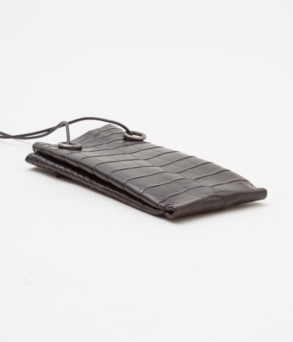 TAGLIOVIVO "PHONE CASE CROCODILE"(BLACK)