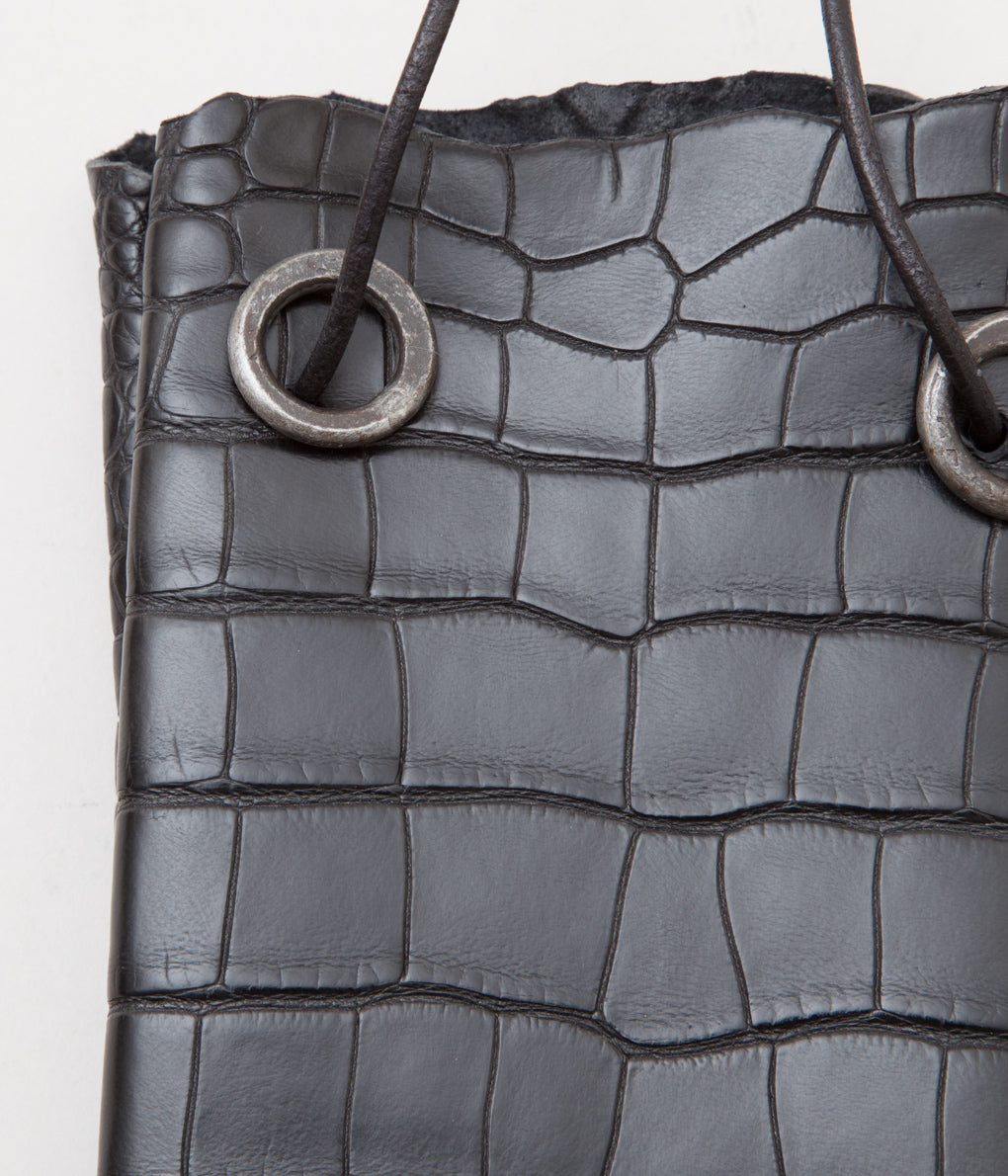 TAGLIOVIVO "PHONE CASE CROCODILE"(BLACK)