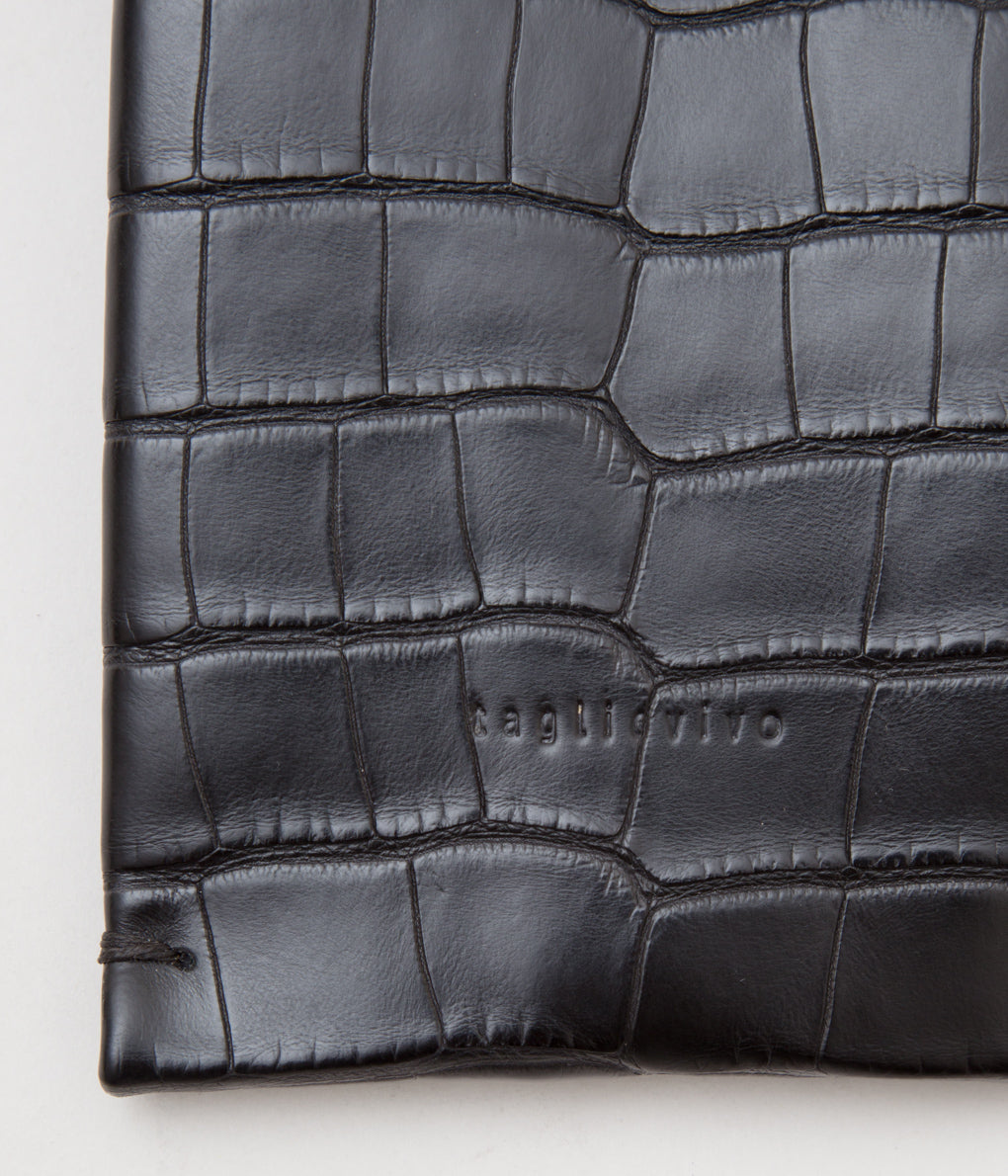 TAGLIOVIVO "PHONE CASE CROCODILE"(BLACK)