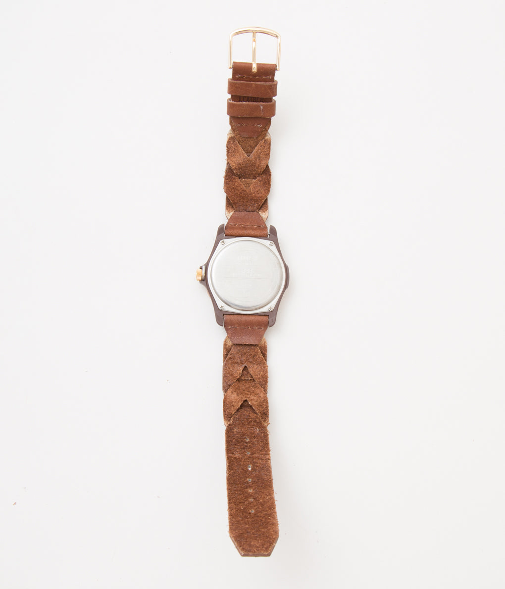 VINTAGE TIMEX"SAFARI"(BROWN)