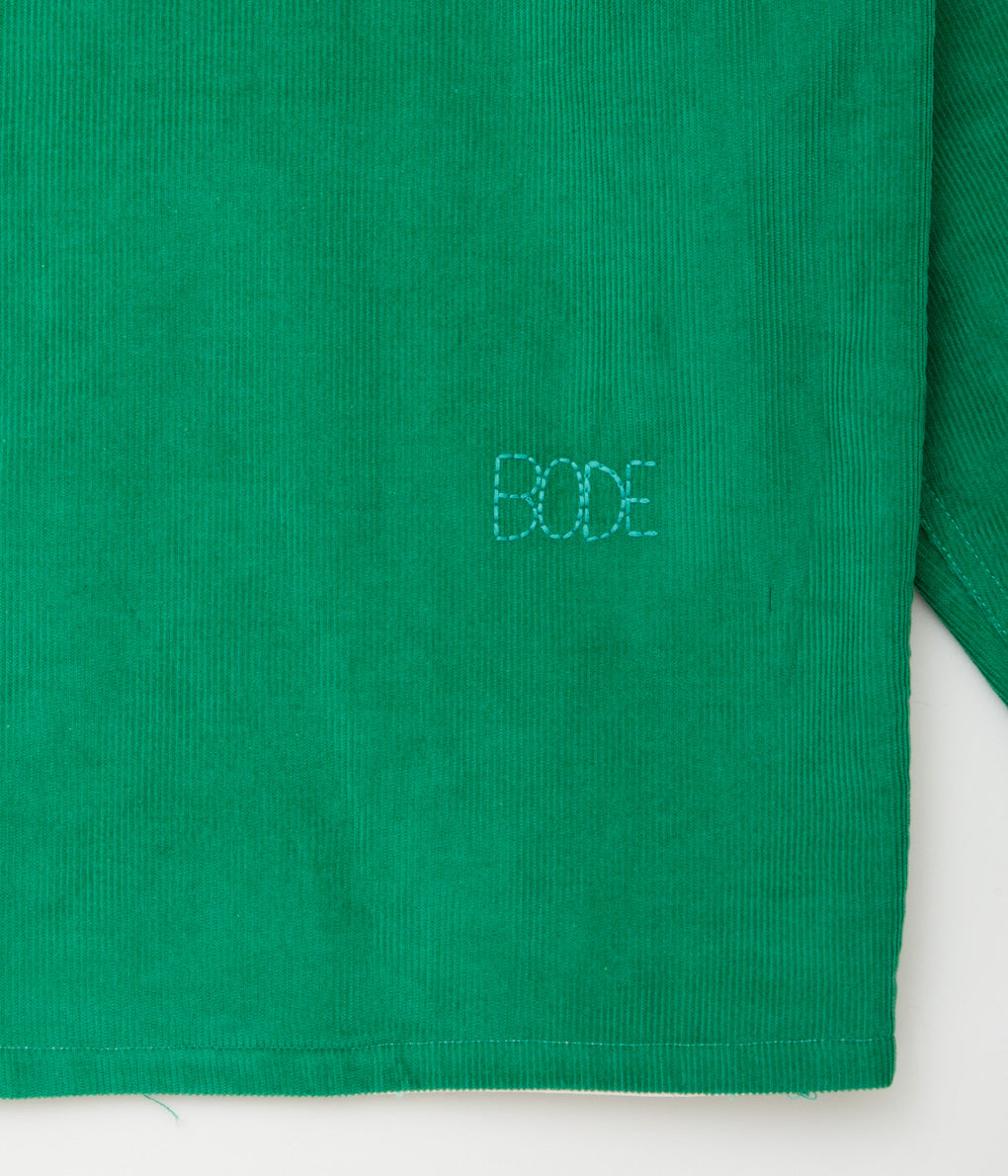 BODE "REVERSIBLE CORDUROY OHIO JACKET"(GREEN)