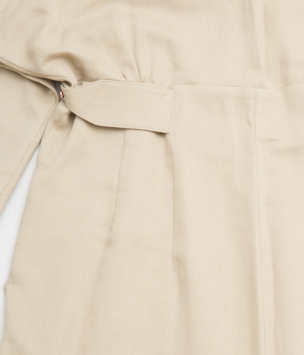 PHOTOCOPIEU "V-NECK WORK DRESS"(KHAKI BEIGE)