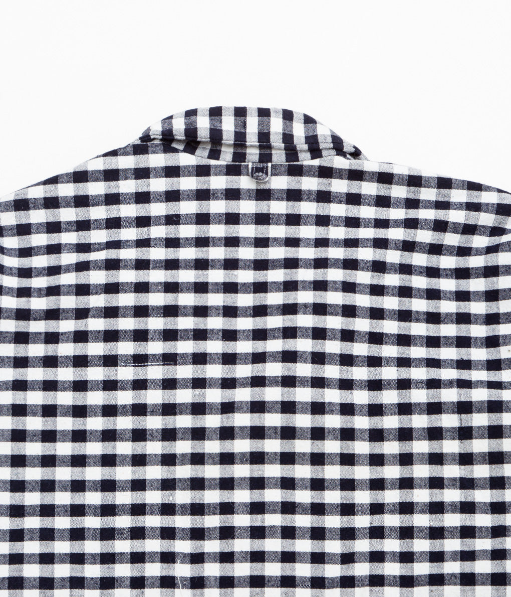 OLIVER CHURCH "OVER SHIRT (ANTIQUE MIDNIGHT AND WHITE CHECK)"(MIDNIGHT AND WHITE CHECK)