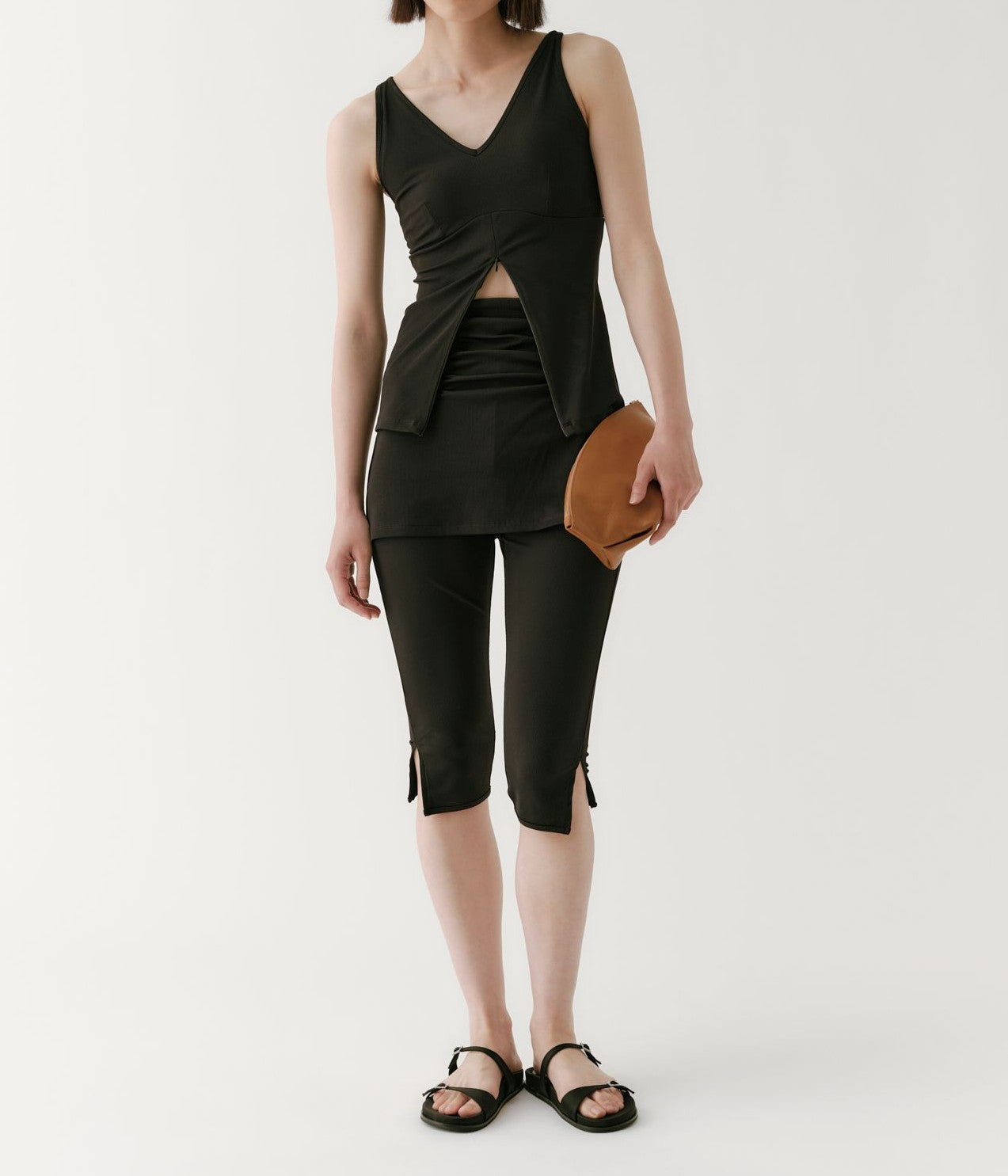 【予約販売】DAWN ''NO.27 SKIRT SHORT LEGGINGS'' (BLACK)