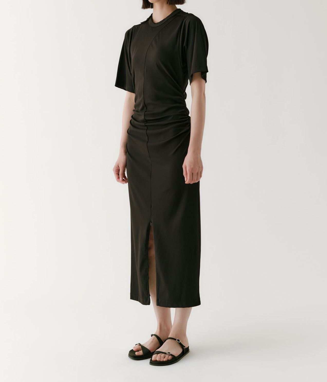 DAWN ''NO.24 CUP IN SHORT SLEEVE DRESS'' (BLACK)
