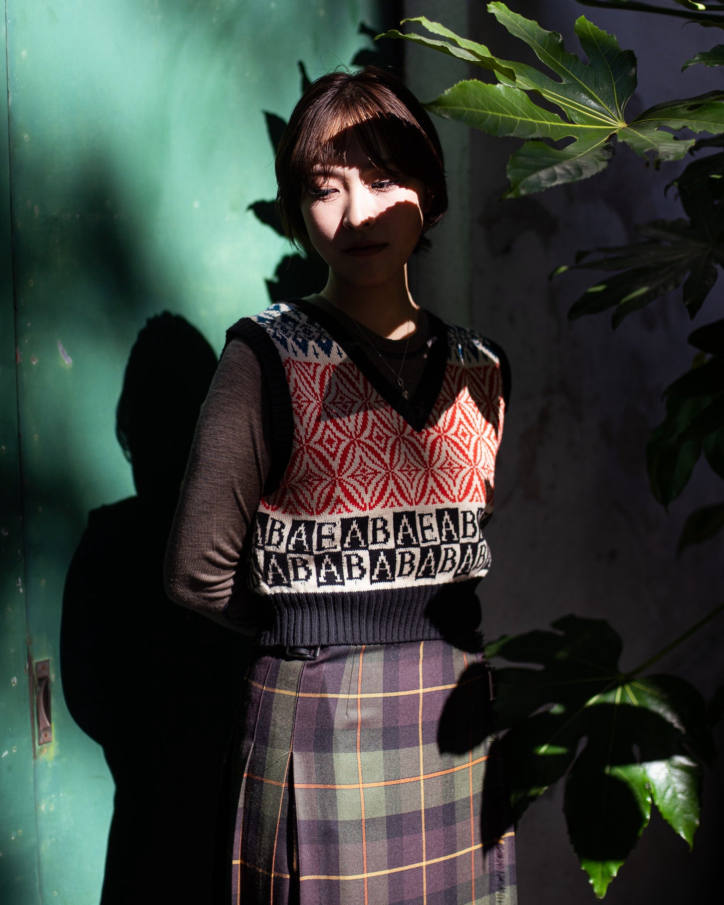 BODE "ALPHABET VEST"(RED MULTI)