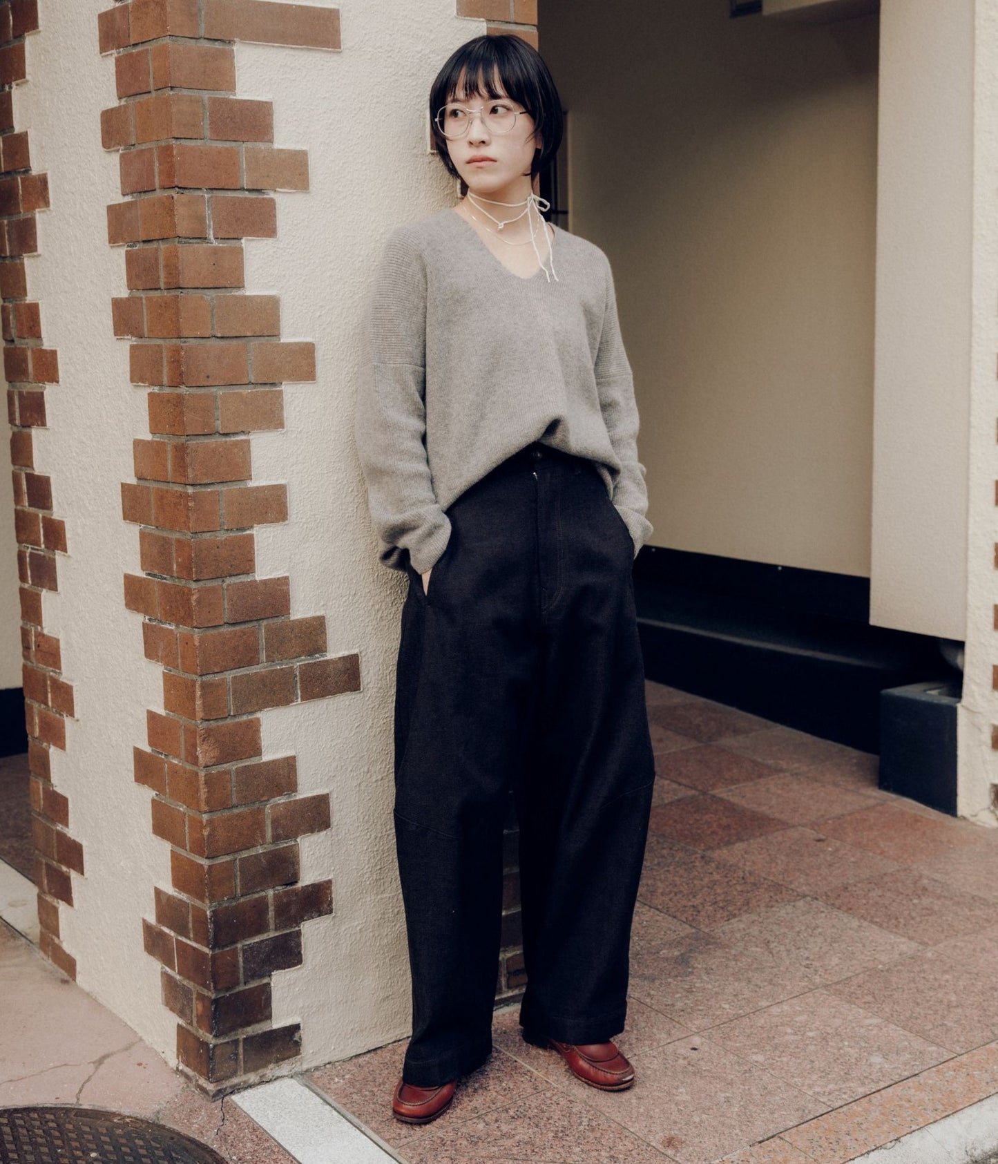 モデル身長:160cm / 着用サイズ:1