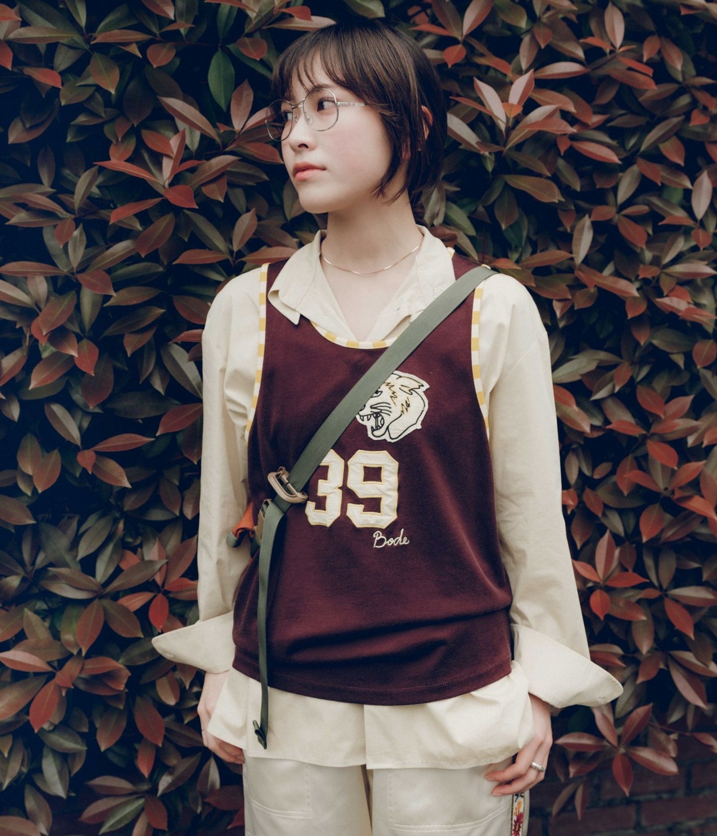 BODE ''BOBCAT SINGLET'' (BROWN BLACK)