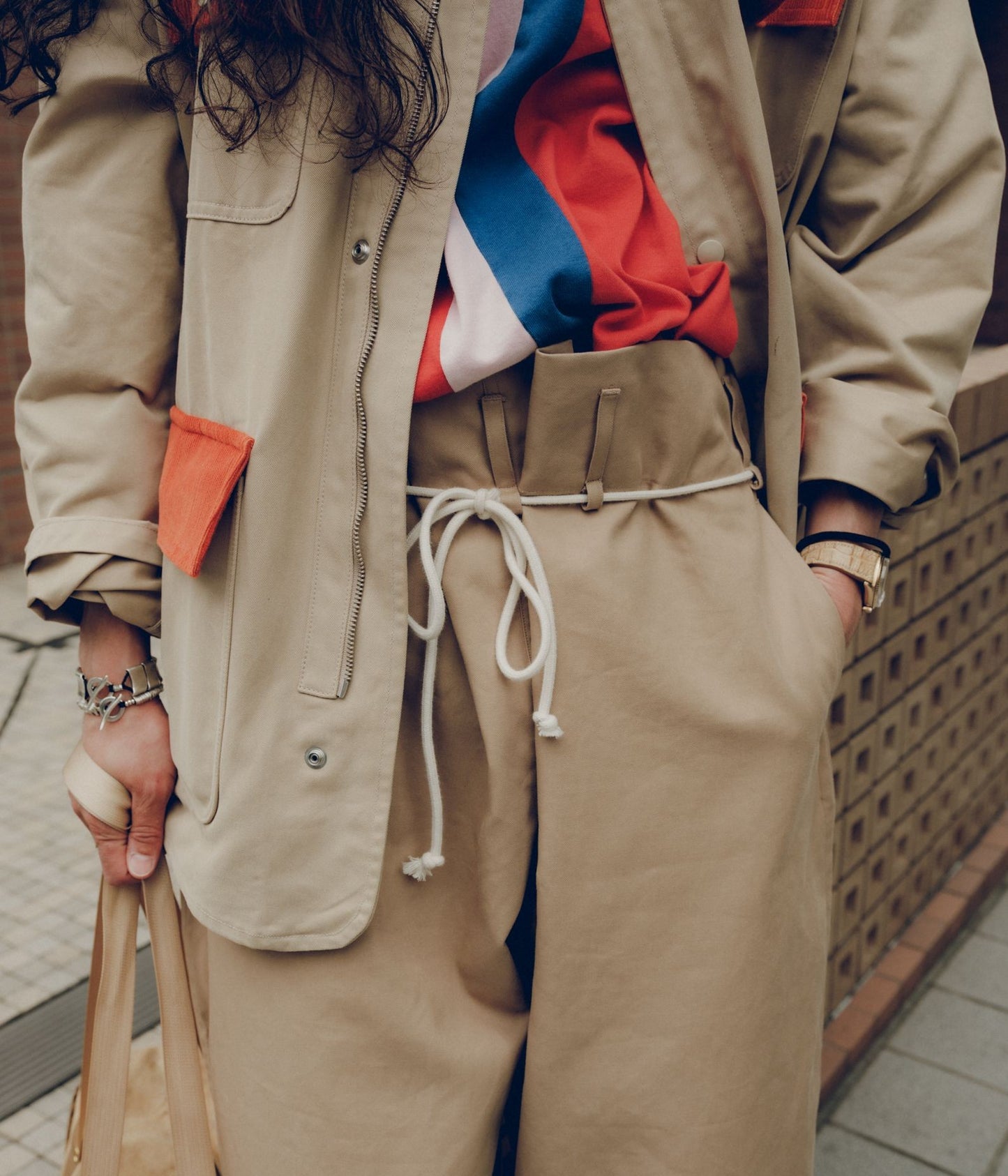 SONO ``TUCKER TROUSERS'' (JUTE)