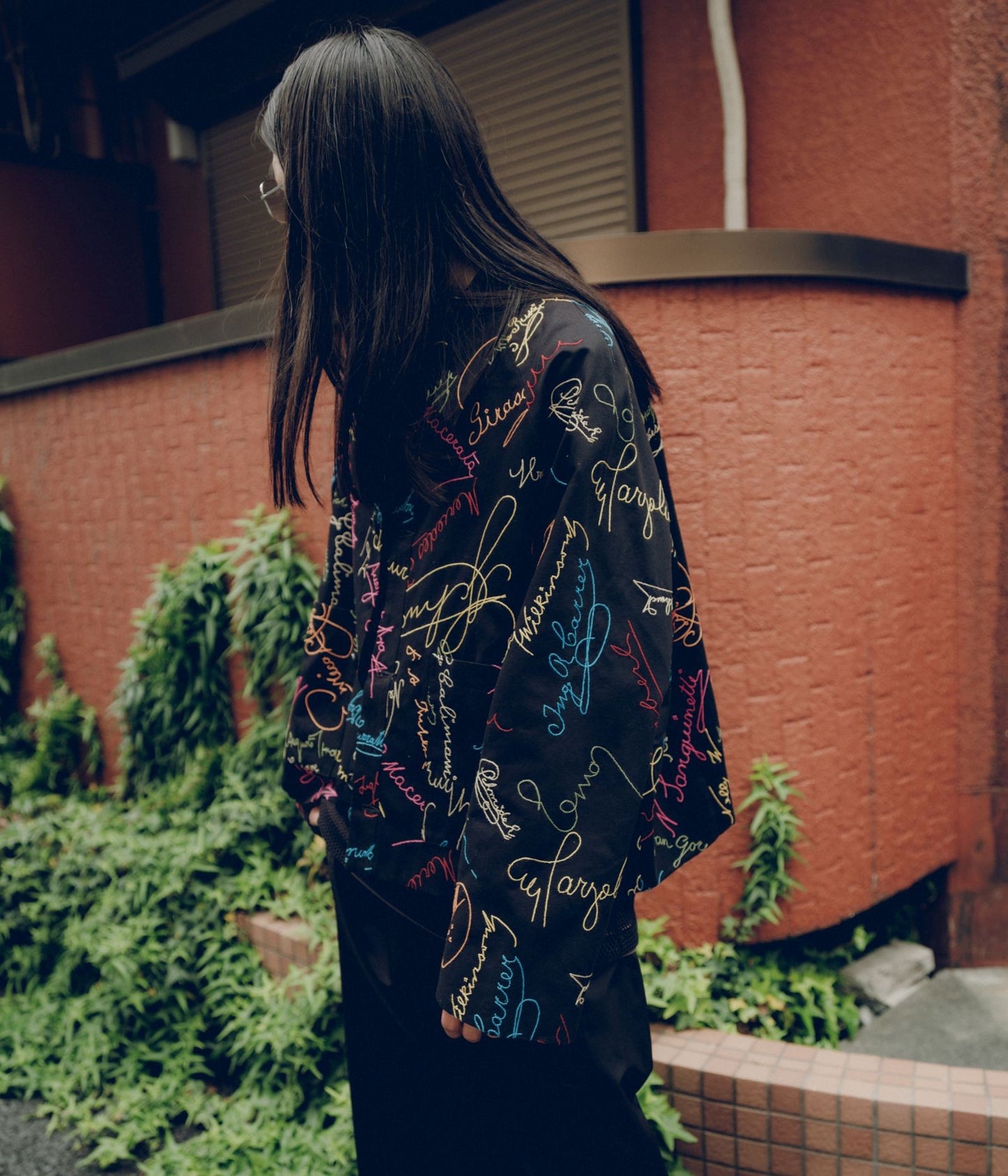 BODE ''SIGNATURE SCRAWL JACKET'' (BKMLT)