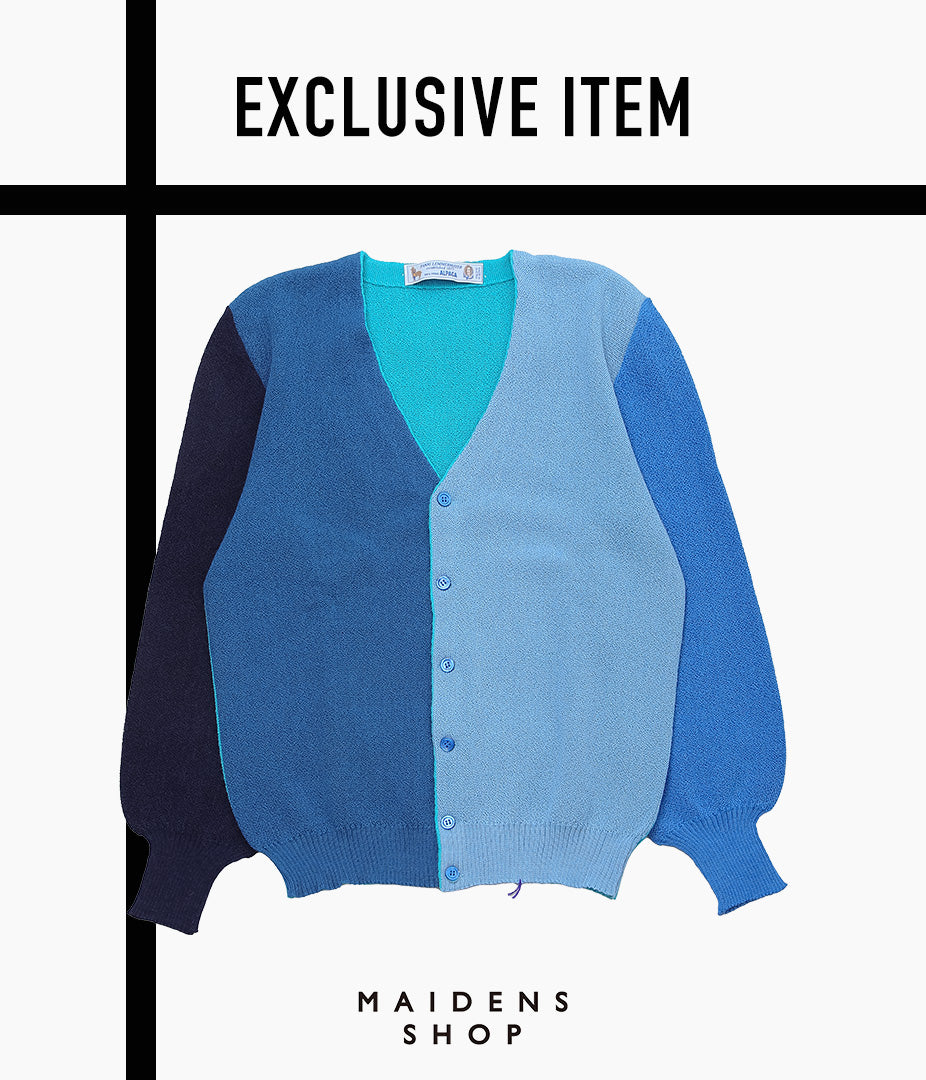 FANNI LEMMERMAYER ''5COL PANEL BELL SLEEVE CARDIGAN'' (BLUE MULTI