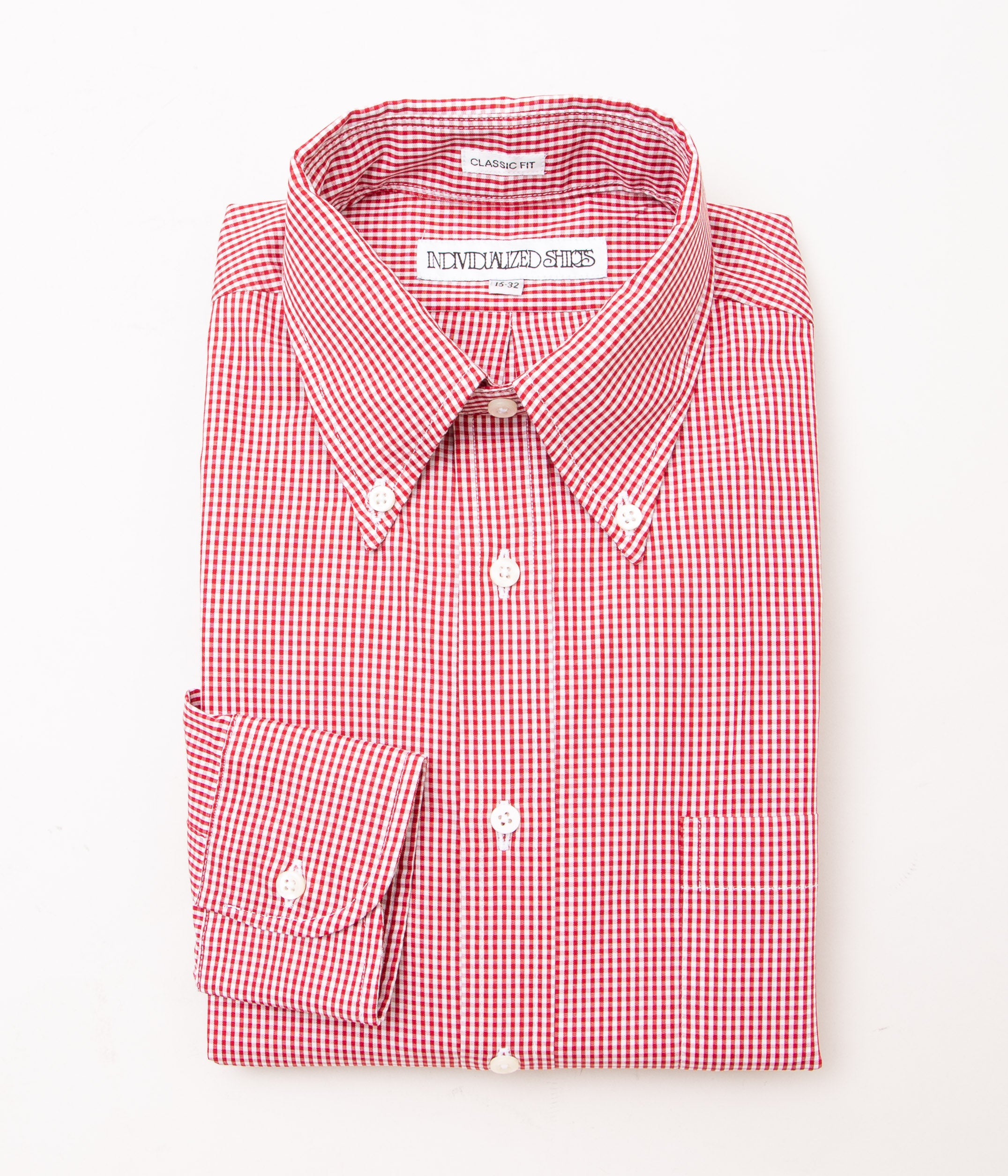 INDIVIDUALIZED SHIRTS オックスフォード 15 1⁄2-33 INDIVIDUALIZED