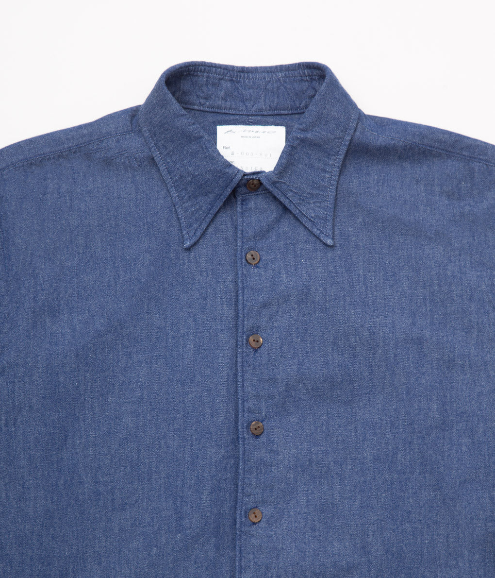 BLACKBIRD "REGULAR COLLAR SHIRT"(INDIGO)