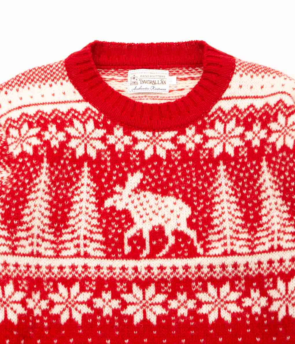 INVERALLAN "CREW NECK DEER" (TUDOR × CREAM)